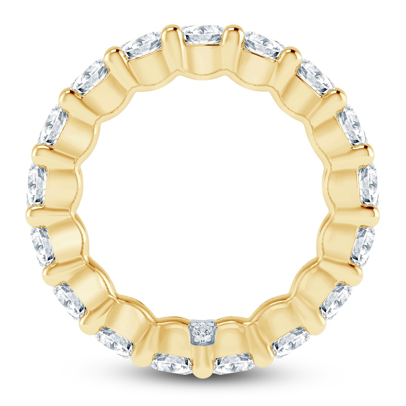 Main Image 4 of Pnina Tornai Lab-Grown Round Diamond Eternity Band 4-1/4 ct tw 14K Yellow Gold