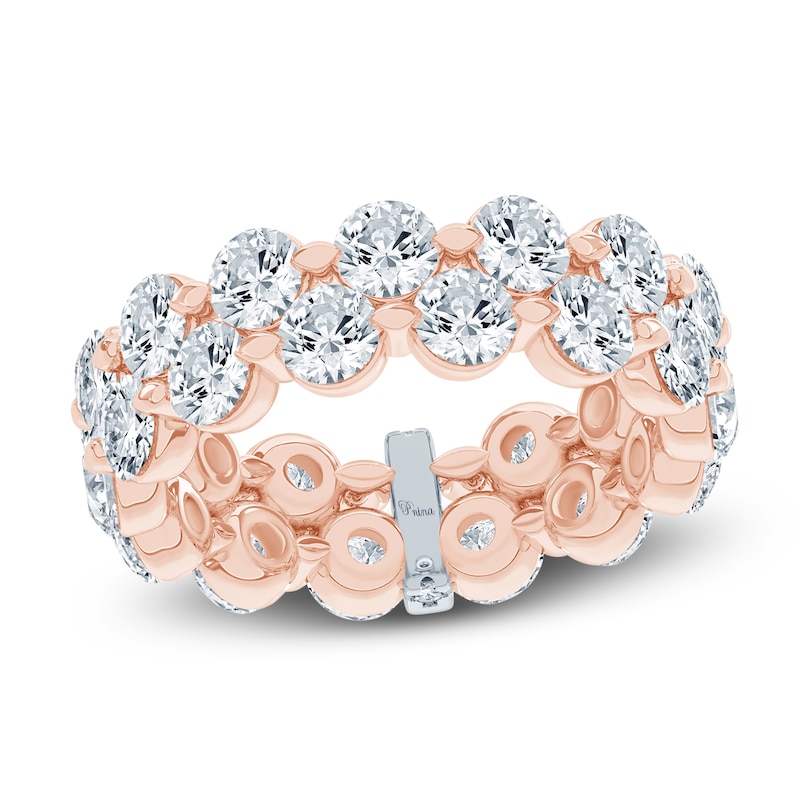 Main Image 1 of Pnina Tornai Lab-Grown Round Diamond Double Eternity Band 4-1/8 ct tw 14K Rose Gold