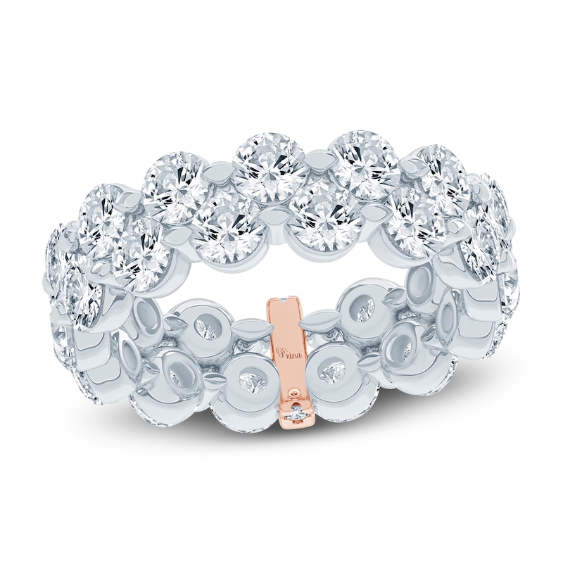 Main Image 1 of Pnina Tornai Lab-Grown Round Diamond Double Eternity Band 4-1/8 ct tw 14K White Gold