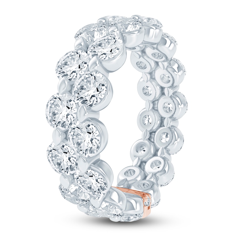 Main Image 2 of Pnina Tornai Lab-Grown Round Diamond Double Eternity Band 4-1/8 ct tw 14K White Gold