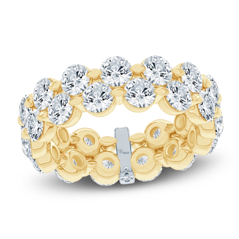 Main Image 1 of Pnina Tornai Lab-Grown Round Diamond Double Eternity Band 4-1/8 ct tw 14K Yellow Gold