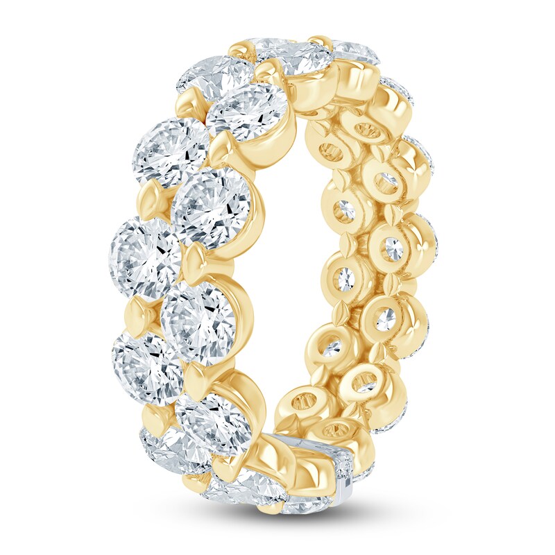 Main Image 2 of Pnina Tornai Lab-Grown Round Diamond Double Eternity Band 4-1/8 ct tw 14K Yellow Gold