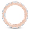 Thumbnail Image 4 of Pnina Tornai Round & Oval-Cut Lab-Created Diamond Eternity Band 2 ct tw 14K Rose Gold