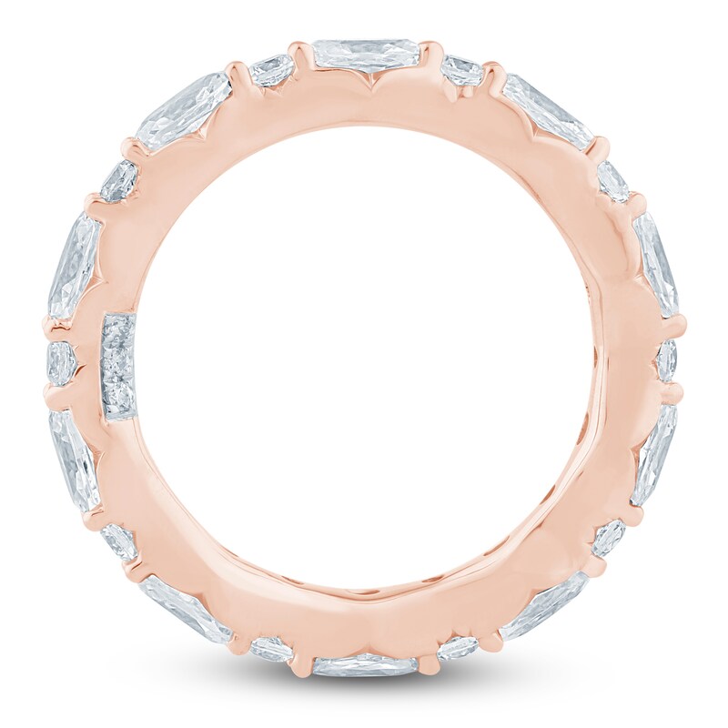 Main Image 4 of Pnina Tornai Round & Oval-Cut Lab-Created Diamond Eternity Band 2 ct tw 14K Rose Gold