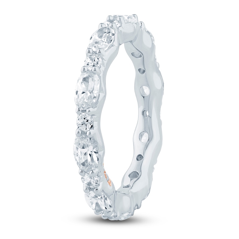 Main Image 2 of Pnina Tornai Round & Oval-Cut Lab-Grown Diamond Eternity Band 2 ct tw 14K White Gold