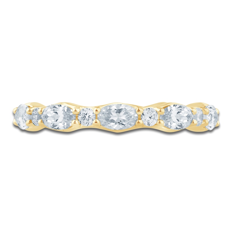 Main Image 3 of Pnina Tornai Round & Oval-Cut Lab-Grown Diamond Eternity Band 2 ct tw 14K Yellow Gold