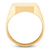 Thumbnail Image 4 of Men's Cushion-Shaped Signet Ring 10K Yellow Gold