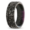 Thumbnail Image 2 of Men's 8mm Meteorite Pattern & Cerakote Sleeve Wedding Band Tungsten Carbide