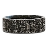 Thumbnail Image 3 of Men's 8mm Meteorite Pattern & Cerakote Sleeve Wedding Band Tungsten Carbide