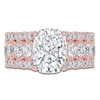 Thumbnail Image 3 of Elongated Cushion-Cut Created By Jared Studio Lab-Grown Diamond Engagement Ring 3-3/4 ct tw 14K Rose Gold