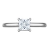 Thumbnail Image 3 of Princess-Cut Lab-Grown Diamond Solitaire Plus Engagement Ring 7/8 ct tw Platinum (VS2/F)