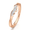 Thumbnail Image 4 of J'Lure Lab-Grown Diamond Scalloped Wedding Band 1/6 ct tw 18K Rose Gold