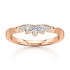 Thumbnail Image 1 of J'Lure Lab-Grown Diamond Scalloped Wedding Band 1/5 ct tw 18K Rose Gold