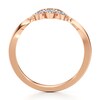 Thumbnail Image 2 of J'Lure Lab-Grown Diamond Scalloped Wedding Band 1/5 ct tw 18K Rose Gold