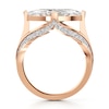 Thumbnail Image 2 of J'Lure Lab-Grown Diamond Moval Old-Cut Engagement Ring 3-1/2 ct tw 18K Rose Gold
