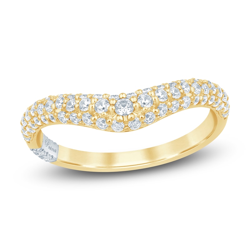 Main Image 1 of Pnina Tornai Diamond Contour Band 1/2 ct tw 14K Yellow Gold