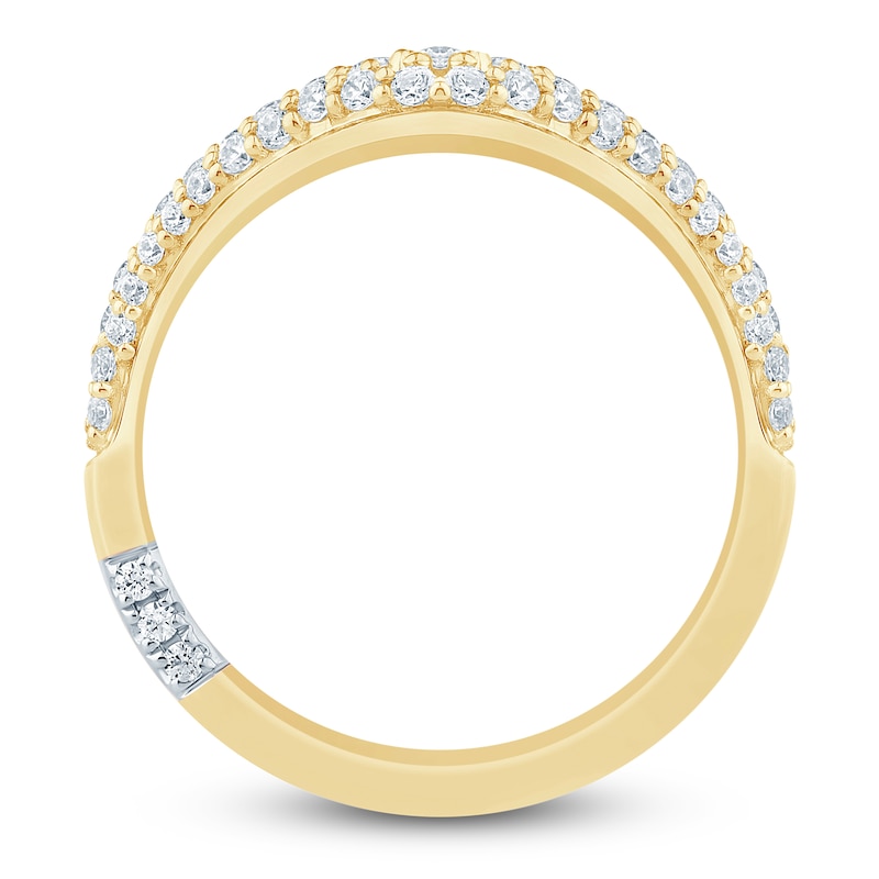 Main Image 4 of Pnina Tornai Diamond Contour Band 1/2 ct tw 14K Yellow Gold