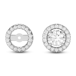 Lab-Grown Diamond Earring Jackets 1/5 ct tw 10K White Gold (Jacket Only)