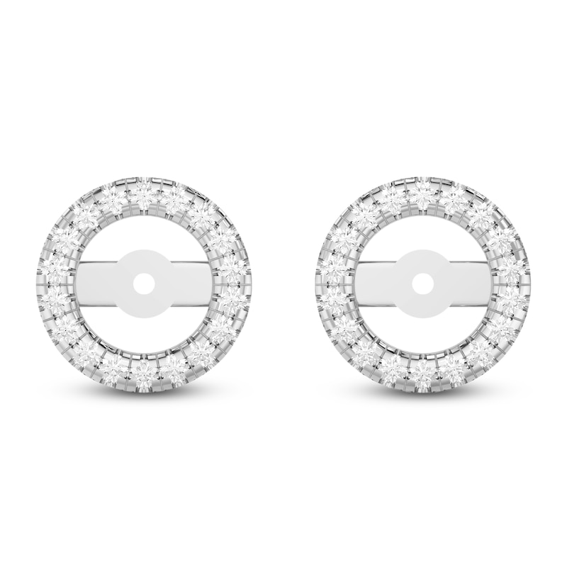 Main Image 3 of Lab-Grown Diamond Earring Jackets 1/5 ct tw 10K White Gold (Jacket Only)