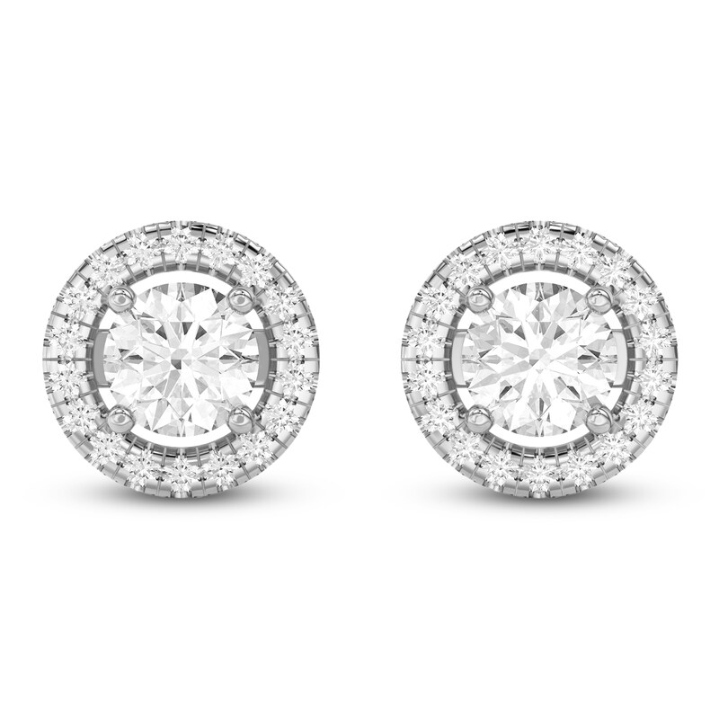 Main Image 6 of Lab-Grown Diamond Earring Jackets 1/5 ct tw 10K White Gold (Jacket Only)