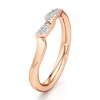 Thumbnail Image 4 of J'Lure Lab-Grown Diamond Wedding Band 1/8 ct tw 18K Rose Gold