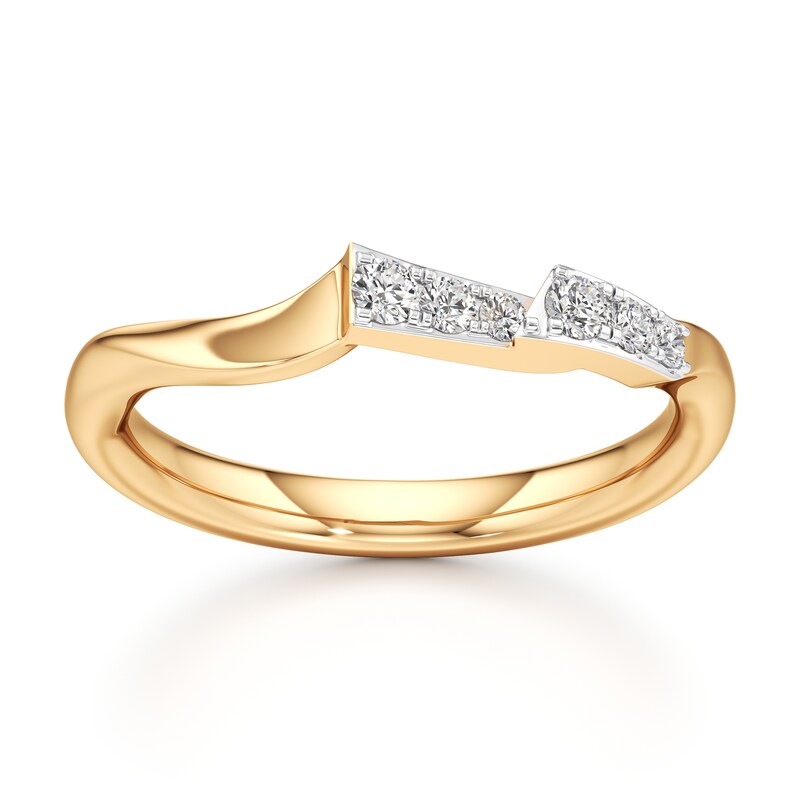 Main Image 1 of J'Lure Lab-Grown Diamond Wedding Band 1/6 ct tw 18K Yellow Gold