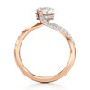 Thumbnail Image 2 of J'Lure Hexagon Brilliant-Cut Lab-Grown Diamond Bypass Engagement Ring 1-3/8 ct tw 18K Rose Gold