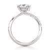 Thumbnail Image 2 of J'Lure Trillion Curved Brilliant-Cut Lab-Grown Diamond Bypass Engagement Ring 1-1/4 ct tw 18K White Gold