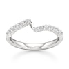 Thumbnail Image 1 of J'Lure Lab-Grown Diamond Contour Wedding Band 3/8 ct tw 18K White Gold