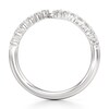 Thumbnail Image 2 of J'Lure Lab-Grown Diamond Contour Wedding Band 3/8 ct tw 18K White Gold