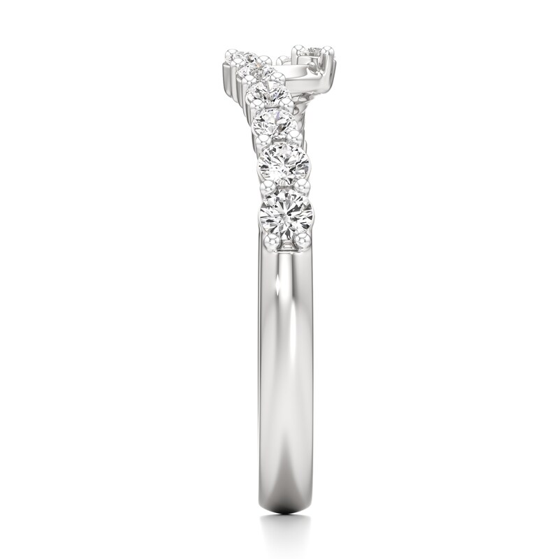 Main Image 3 of J'Lure Lab-Grown Diamond Contour Wedding Band 3/8 ct tw 18K White Gold