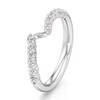 Thumbnail Image 4 of J'Lure Lab-Grown Diamond Contour Wedding Band 3/8 ct tw 18K White Gold