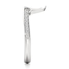 Thumbnail Image 3 of J'Lure Lab-Created Diamond Contour Wedding Band 1/5 ct tw 18K White Gold