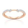 Thumbnail Image 1 of J'Lure Lab-Grown Diamond Angled Contour Wedding Band 1/6 ct tw 18K Rose Gold