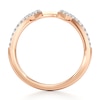 Thumbnail Image 2 of J'Lure Lab-Grown Diamond Angled Contour Wedding Band 1/6 ct tw 18K Rose Gold