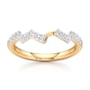 Thumbnail Image 1 of J'Lure Lab-Grown Diamond Angled Contour Wedding Band 1/3 ct tw 18K Yellow Gold