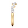 Thumbnail Image 3 of J'Lure Lab-Grown Diamond Angled Contour Wedding Band 1/3 ct tw 18K Yellow Gold