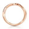 Thumbnail Image 2 of J'Lure Lab-Grown Diamond Contour Wedding Band 1/6 ct tw 18K Rose Gold