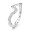 Thumbnail Image 4 of J'Lure Lab-Grown Diamond Contour Wedding Band 1/5 ct tw 18K White Gold