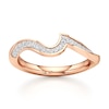 Thumbnail Image 1 of J'Lure Lab-Grown Diamond Contour Wedding Band 1/5 ct tw 18K Rose Gold