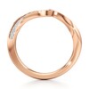 Thumbnail Image 2 of J'Lure Lab-Grown Diamond Contour Wedding Band 1/5 ct tw 18K Rose Gold