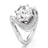 Thumbnail Image 4 of J'Lure Octagon Step-Cut Lab-Grown Diamond Engagement Ring 3 ct tw 18K White Gold