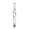Thumbnail Image 3 of J'Lure Baguette-Cut Lab-Grown Diamond Contour Wedding Band 1/3 ct tw 18K White Gold