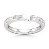 Thumbnail Image 1 of J'Lure Baguette-Cut Lab-Created Diamond Contour Wedding Band 3/8 ct tw 18K White Gold