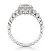 Thumbnail Image 2 of J'Lure Hexagon Step-Cut Lab-Grown Diamond Engagement Ring 3-1/2 ct tw 18K White Gold
