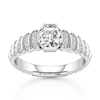 Thumbnail Image 1 of J'Lure Octagon Step-Cut Lab-Grown Diamond Engagement Ring 1-1/4 ct tw 18K White Gold