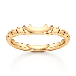 J'Lure Contour Wedding Band 18K Yellow Gold