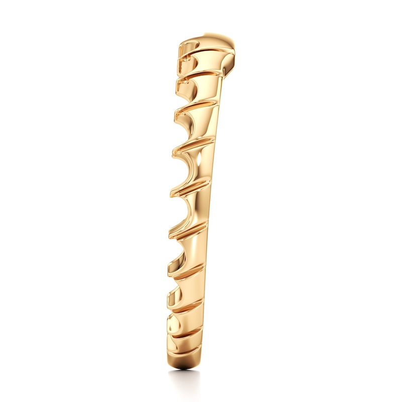 Main Image 3 of J'Lure Contour Wedding Band 18K Yellow Gold