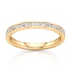 Thumbnail Image 1 of J'Lure Baguette & Round-Cut Lab-Grown Diamond Wedding Band 1/3 ct tw 18K Yellow Gold