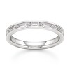 Thumbnail Image 1 of J'Lure Baguette & Round-Cut Lab-Grown Diamond Wedding Band 3/8 ct tw 18K White Gold